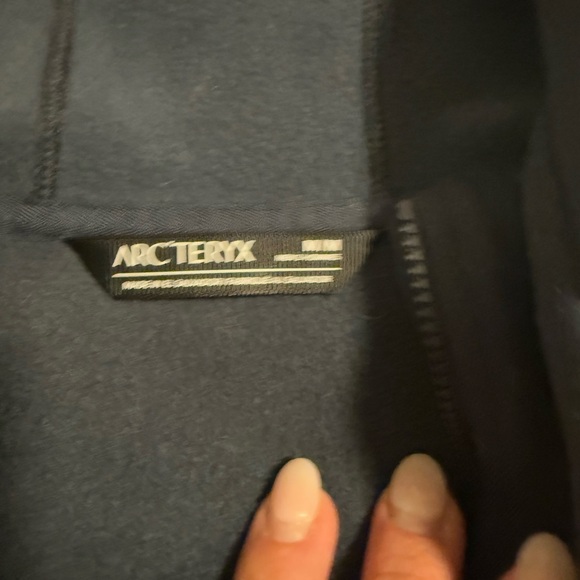 Arc'teryx Men's Dark Gray Blue Performance Hoodie Jacket M - Picture 7 of 11